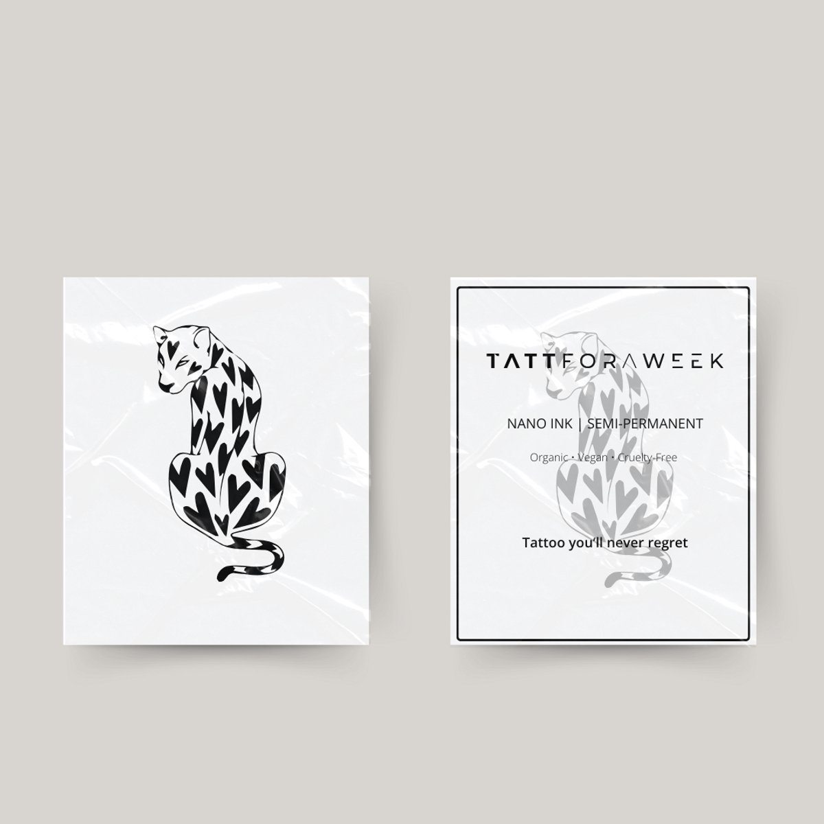 Tijdelijke tattoo luipaard | Neptattoo volwassenen | Tijdelijke tattoo voor volwassenen | Temporary tattoo | Plaktattoos voor volwassenen | Neptattoos | Probeer zorgeloos een tattoo | tattforaweek